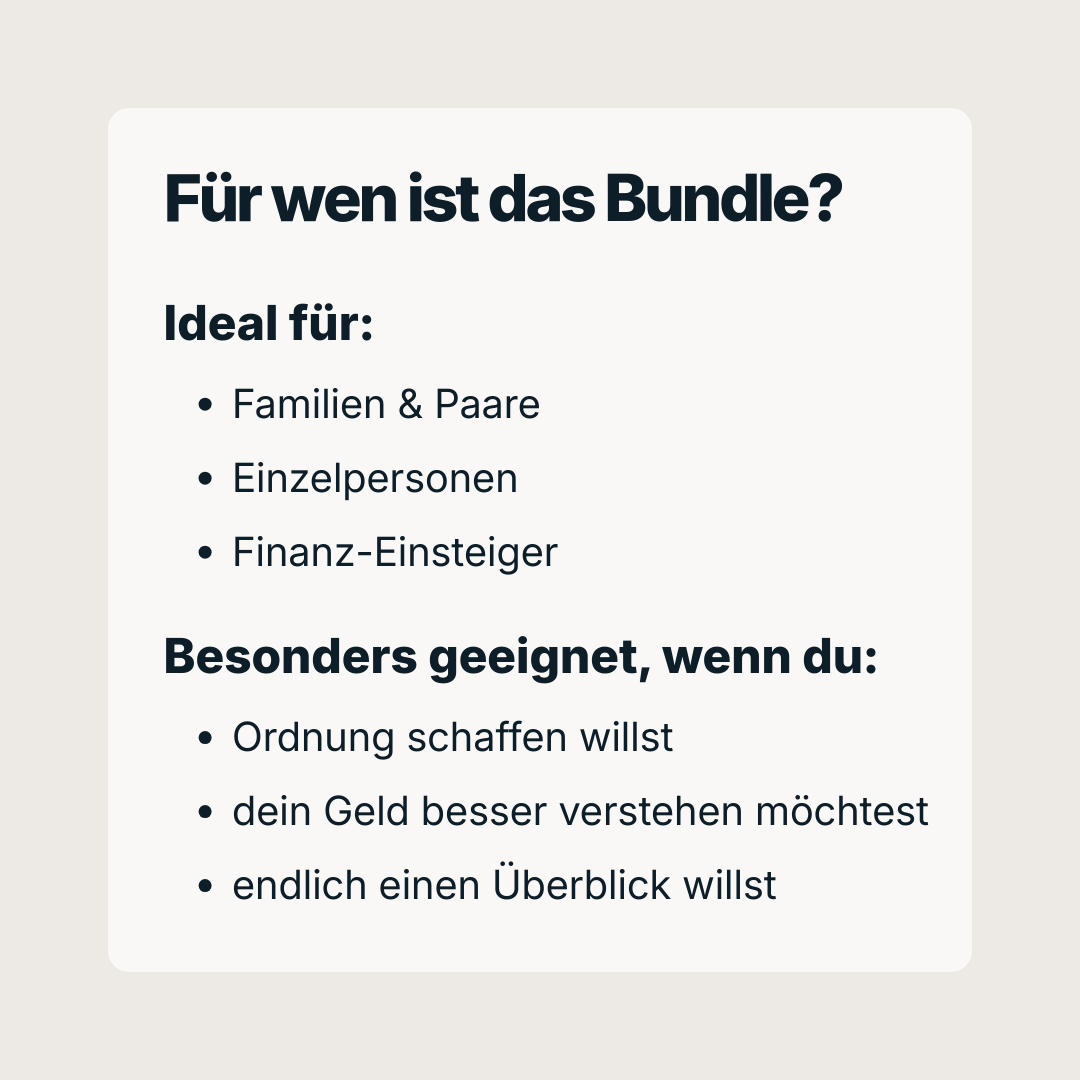 KLARVIO Finanz-Starter Bundle