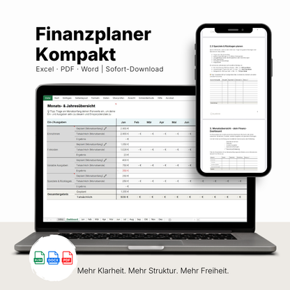Deine Finanzen übersichtlich in Tabellen organisieren