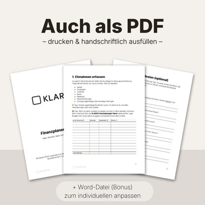 KLARVIO Finanzplaner Kompakt