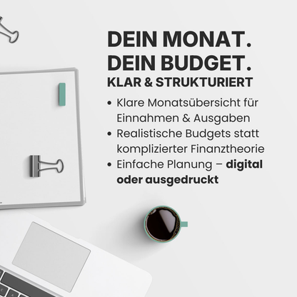 KLARVIO Monatsbudget-Tracker